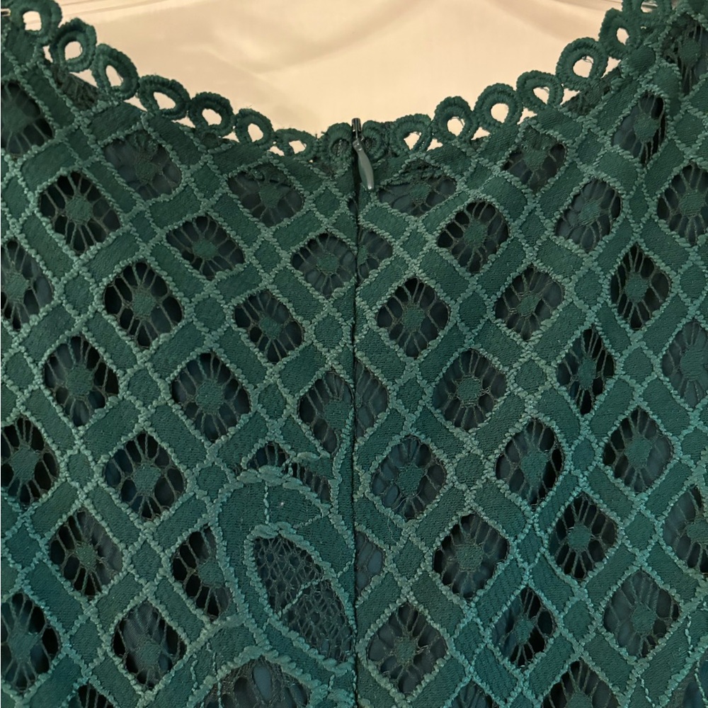 ✨ Emerald Green Lace Midi Dress – Size XL - Picture 9 of 16